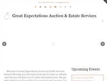 Tablet Screenshot of geauction.com
